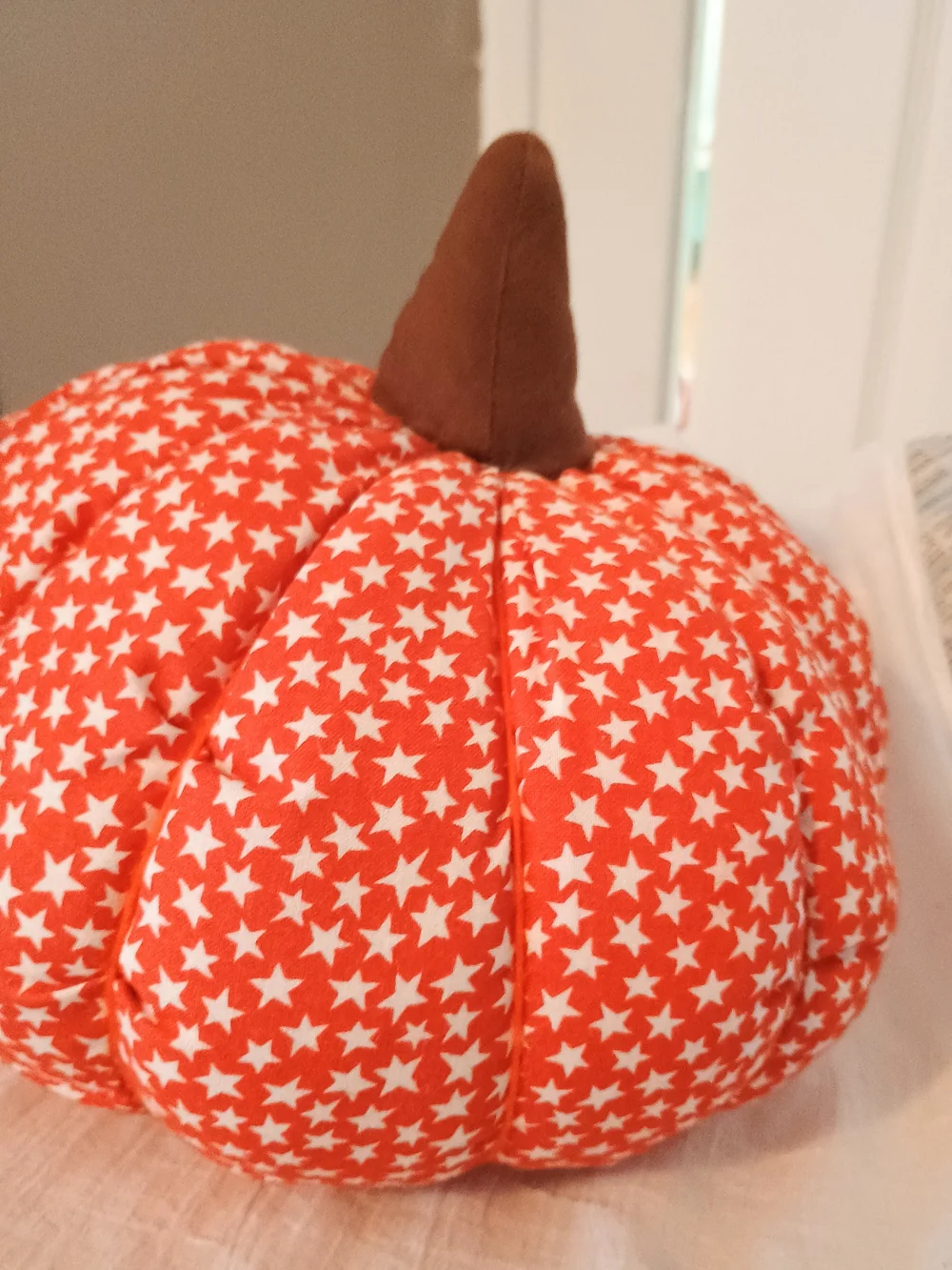 🍂 FALL VIBES 🍂 Handmade Pumpkin Pillow, Kitschy, Rustic Farmhouse, Farm Core